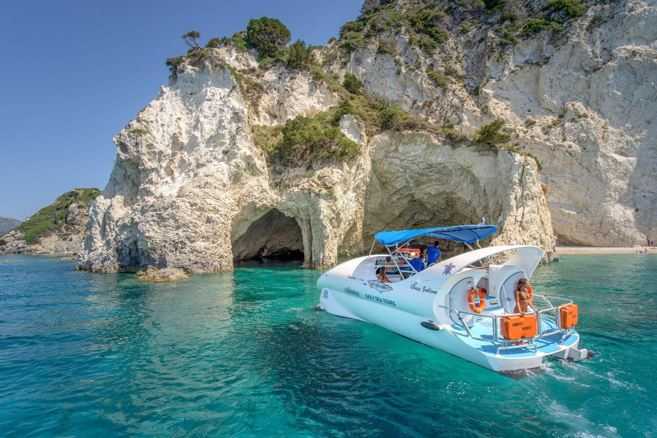 zakynthos daily cruise kamelia glass bottom